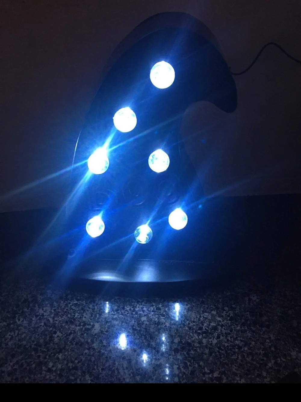 Black Witch Hat 'BOO' LED Marquee Accent
